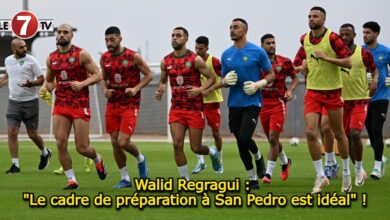 Photo of Walid Regragui : « Le cadre de préparation à San Pedro est idéal » !