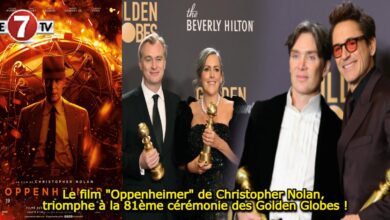 Photo of Le film « Oppenheimer » de Christopher Nolan, triomphe à la 81ème cérémonie des Golden Globes !