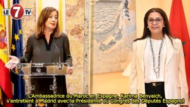 Photo of L’Ambassadrice du Maroc en Espagne, Karima Benyaich s’entretient à Madrid avec la Présidente du Congrès des Députés Espagnol