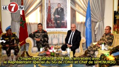 Photo of L’Inspecteur Général des FAR s’entretient avec le Représentant spécial du SG de l’ONU et Chef de la MINURSO