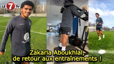 Photo of  Zakaria Aboukhlal, de retour aux entraînements !