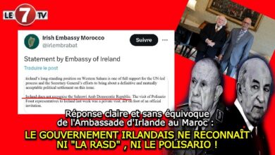 Photo of LE GOUVERNEMENT IRLANDAIS NE RECONNAÎT NI « LA RASD » NI LE POLISARIO !