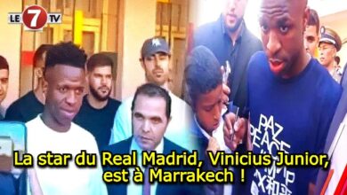 Photo of La star du Real Madrid, Vinicius Junior, est à Marrakech !