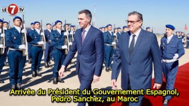 Photo of Arrivée du Président du Gouvernement Espagnol, Pedro Sanchez, au Maroc