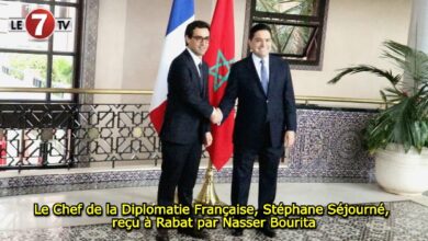 Photo of Le Chef de la Diplomatie Française, Stéphane Séjourné, reçu à Rabat par Nasser Bourita