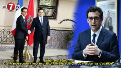 Photo of Stéphane Séjourné : « La France soutient le plan d’autonomie et souligne qu’il est temps d’avancer » !