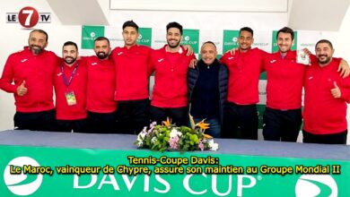 Photo of Tennis-Coupe Davis: Le Maroc, vainqueur de Chypre, assure son maintien au Groupe Mondial II