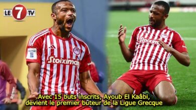 Photo of Avec 15 buts inscrits, Ayoub El Kaâbi, devient le premier buteur de la Ligue Grecque