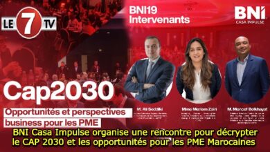 Photo of BNI Casa Impulse organise une rencontre pour décrypter le CAP 2030 et les opportunités pour les PME Marocaines 