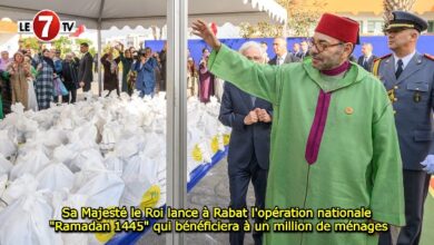 Photo of Sa Majesté le Roi lance à Rabat l’opération nationale « Ramadan 1445 » qui bénéficiera à un million de ménages