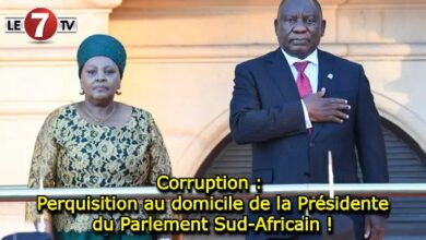 Photo of Corruption : Perquisition au domicile de la Présidente du Parlement Sud-Africain !