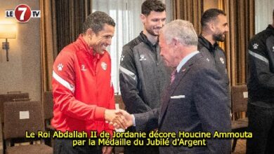 Photo of Le Roi Abdallah II de Jordanie décore Houcine Ammouta par la Médaille du Jubilé d’Argent