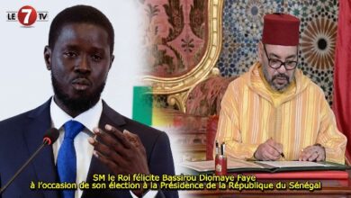 Photo of SM le Roi félicite Bassirou Diomaye Faye à l’occasion de son élection à la Présidence de la République du Sénégal