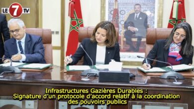 Photo of Infrastructures Gazières Durables : Signature d’un protocole d’accord relatif à la coordination des pouvoirs publics