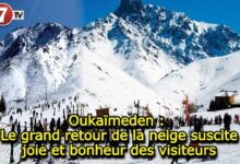 Photo of Oukaïmeden : Le grand retour de la neige suscite joie et bonheur des visiteurs