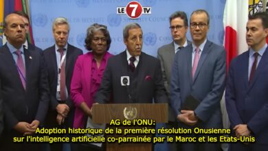 Photo of AG de l’ONU: Adoption historique de la première résolution Onusienne sur l’intelligence artificielle co-parrainée par le Maroc et les Etats-Unis