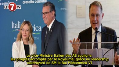 Photo of Le vice-Ministre Italien des AE souligne les progrès accomplis par le Royaume, grâce au Leadership Clairvoyant de SM le Roi