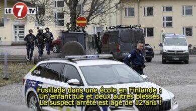 Photo of Fusillade dans une école en Finlande : Un enfant tué et deux autres blessés…Le suspect arrêté est âgé de 12 ans !