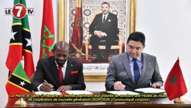 Photo of Le Maroc et Saint-Christophe-et-Niévès expriment leur volonté de conclure une Feuille de route de coopération de nouvelle génération 2024-2026 (Communiqué conjoint)