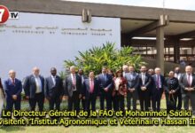 Photo of Le Directeur Général de la FAO et Mohammed Sadiki visitent l’Institut Agronomique et Vétérinaire Hassan II
