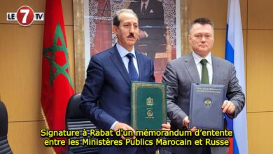 Photo of Signature à Rabat d’un mémorandum d’entente entre les Ministères Publics Marocain et Russe
