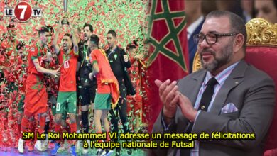 Photo of SM le Roi Mohammed VI adresse un message de félicitations à l’équipe nationale de Futsal