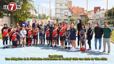 Photo of Casablanca: Une délégation de la Fédération Australienne de Football visite une école de Tibu Africa