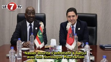 Photo of Nasser Bourita s’entretient à Banjul avec son homologue Mauritanien