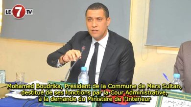 Photo of Mohamed Boudrika, Président de la Commune de Mers Sultan, destitué de ses fonctions par la Cour Administrative, à la demande du Ministère de l’Intérieur