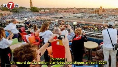 Photo of Tourisme : Un record de 1,3 million d’arrivées touristiques en avril 2024 