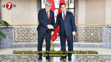 Photo of Nasser Bourita reçoit le Président du Conseil National Suisse, Eric Nussbaumer.