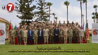 Photo of « African Lion 2024 »: Remise de Wissams Royaux à des responsables militaires Américains