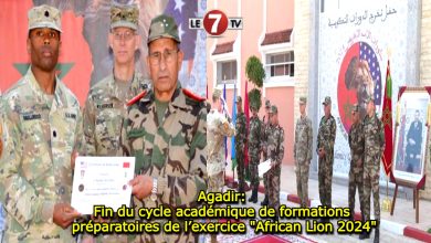 Photo of Agadir: Fin du cycle académique de formations préparatoires de l’exercice « African Lion 2024 »