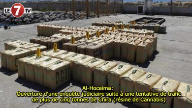 Photo of Al-Hoceima: Ouverture d’une enquête judiciaire suite à une tentative de trafic de plus de cinq tonnes de Chira (résine de Cannabis)