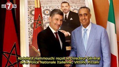 Photo of Abdellatif Hammouchi reçoit le Directeur Général de la Police Nationale Italienne, Vittorio Pizzani