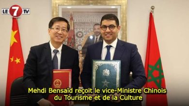 Photo of Mehdi Bensaïd reçoit le vice-Ministre Chinois du Tourisme et de la Culture