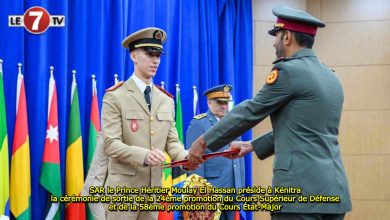 Photo of SAR le Prince Héritier Moulay El Hassan préside à Kénitra la cérémonie de sortie de la 24ème promotion du Cours Supérieur de Défense et de la 58ème promotion du Cours État-Major