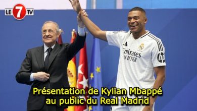Photo of Présentation de Kylian Mbappé au public du Real Madrid