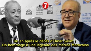 Photo of Un an après le décès d’Omar Salim : Un hommage à une légende des médias Marocains