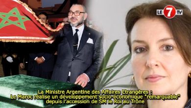 Photo of La Ministre Argentine des Affaires Etrangères : Le Maroc réalise un développement socio-économique « remarquable » depuis l’accession de SM le Roi au Trône 