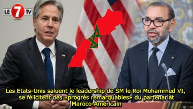 Photo of Les Etats-Unis saluent le leadership de SM le Roi Mohammed VI, se félicitent des «progrès remarquables» du partenariat Maroco-Américain