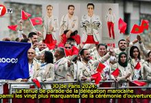 Photo of JO de Paris 2024: La tenue de parade de la délégation marocaine parmi les vingt plus marquantes de la cérémonie d’ouverture