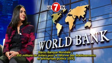 Photo of Maroc-Banque Mondiale : 350 millions de dollars pour la réforme des établissements et entreprises publics (EEP)