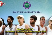 Photo of Wimbledon 2024 : Le tableau principal commence aujourd’hui 