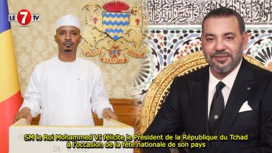 Photo of SM le Roi Mohammed VI félicite le Président de la République du Tchad à l’occasion de la fête nationale de son pays