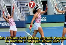 Photo of Malak El Allami écrit l’histoire du tennis Marocain : Un triomphe à l’US Open Juniors 2024 !