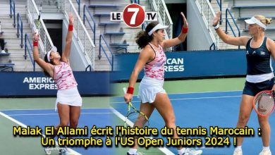 Photo of Malak El Allami écrit l’histoire du tennis Marocain : Un triomphe à l’US Open Juniors 2024 !