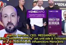 Photo of Hamza Berrada CEO. MEDIAMATIC : « L’EMEC Influence Awards » est une ode à l’innovation et à la créativité des influenceurs Marocains