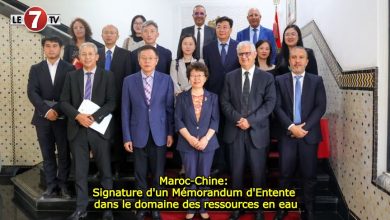 Photo of Maroc-Chine: Signature d’un Mémorandum d’Entente dans le domaine des ressources en eau