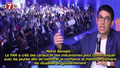 Photo of Mehdi Bensaïd : Le PAM a créé des canaux et des mécanismes pour communiquer avec les jeunes afin de renforcer la confiance et mettre en lumière les réussites du gouvernement